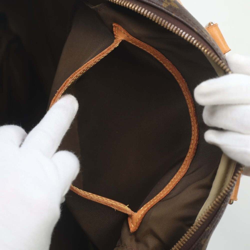 LOUIS VUITTON Brown Monogram Canvas Boston Bag - Picture 16 of 16